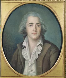 Porträt von Francois Rene (1768-1848) Vicomte de Chateaubriand, ca. 1786
